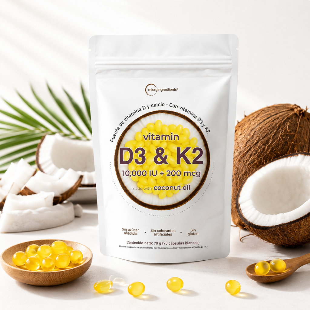Vitamina D3 + K2 Premium – Bienestar Diario, Salud Ósea y Sistema Inmune 2x1